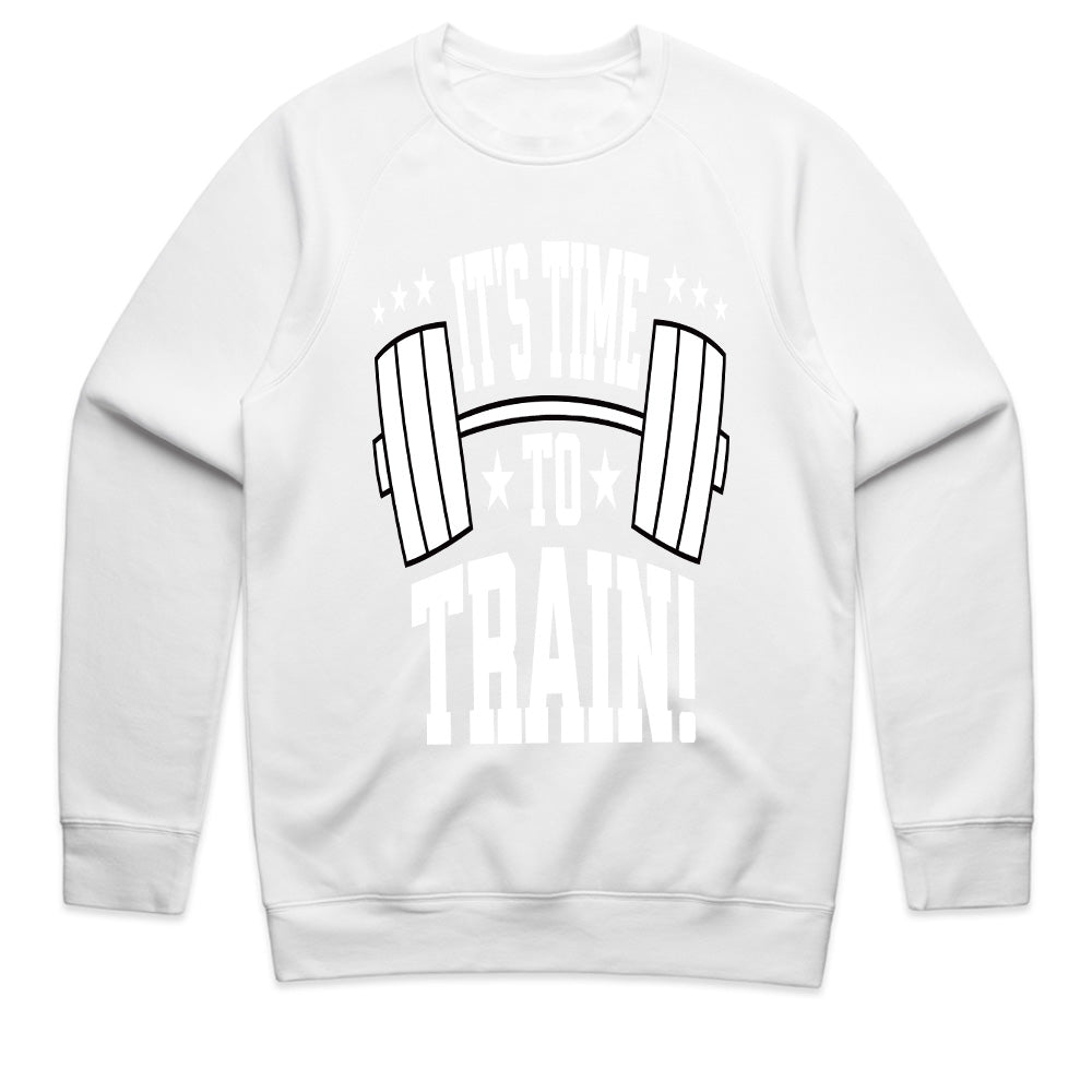 "It's Time to Train" Motivational Gym T-Shirt – Lift, Hustle, Repeat