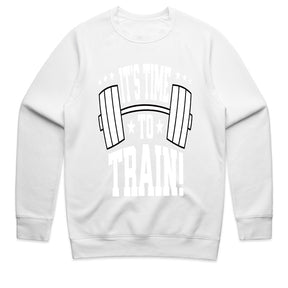"It's Time to Train" Motivational Gym T-Shirt – Lift, Hustle, Repeat