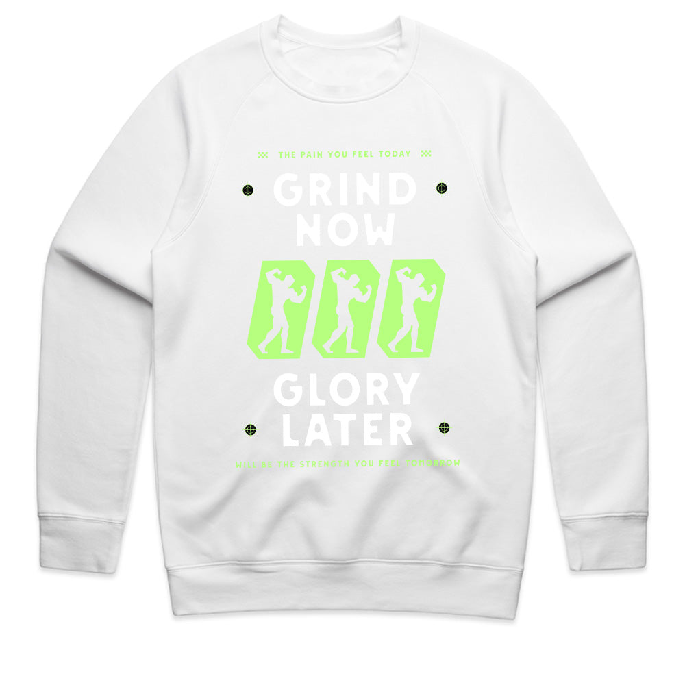 "Grind Now, Glory Later" Motivational Gym T-Shirt – Push Harder, Achieve More