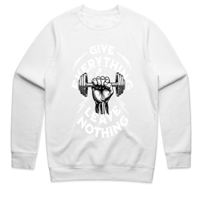 "Give Everything, Leave Nothing" Gym Motivation T-Shirt – Hardcore Fitness Apparel