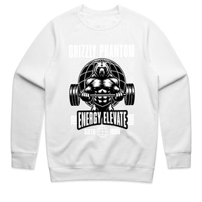 "Grizzly Phantom" Powerlifting Bear Gym T-Shirt – Strength & Elevation