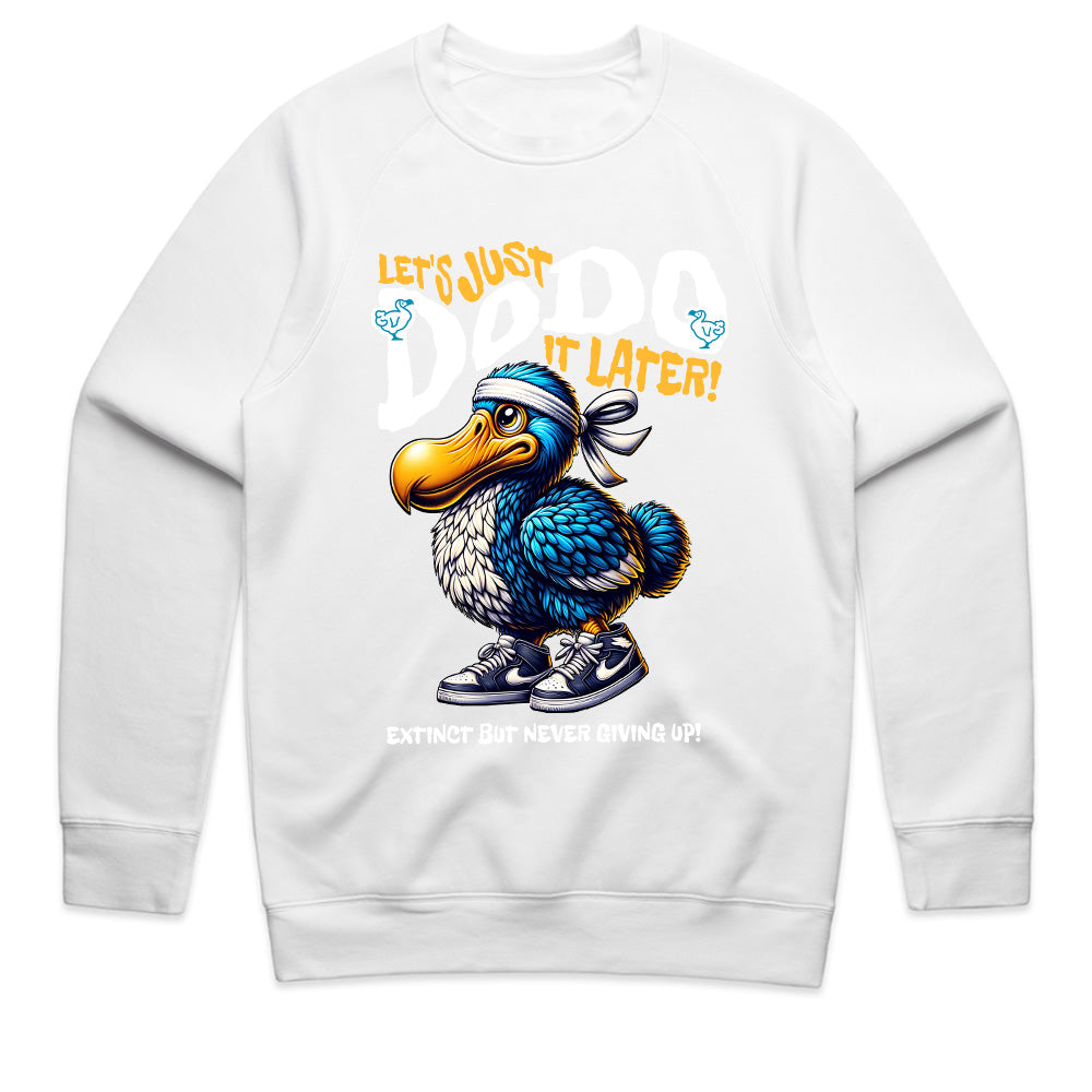 "Let’s Just DODO It Later!" Funny Workout T-Shirt – Extinct But Never Giving Up!