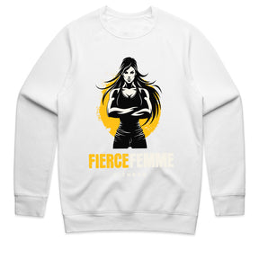 "Fierce Femme Fitness" Strong Woman Gym T-Shirt – Empowerment & Strength