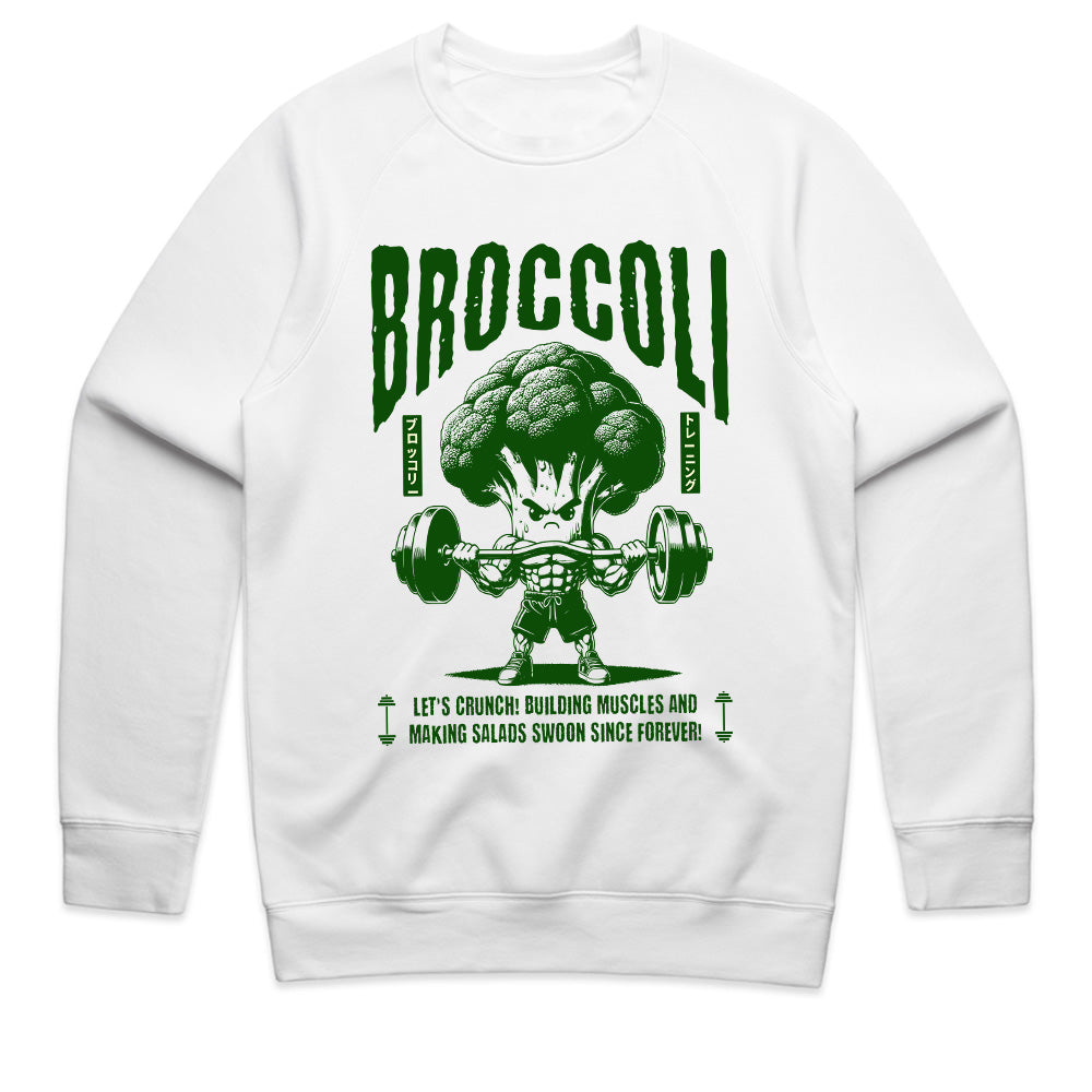 "Broccoli Gains" Funny Gym T-Shirt – Strong & Crunchy Workout Motivation