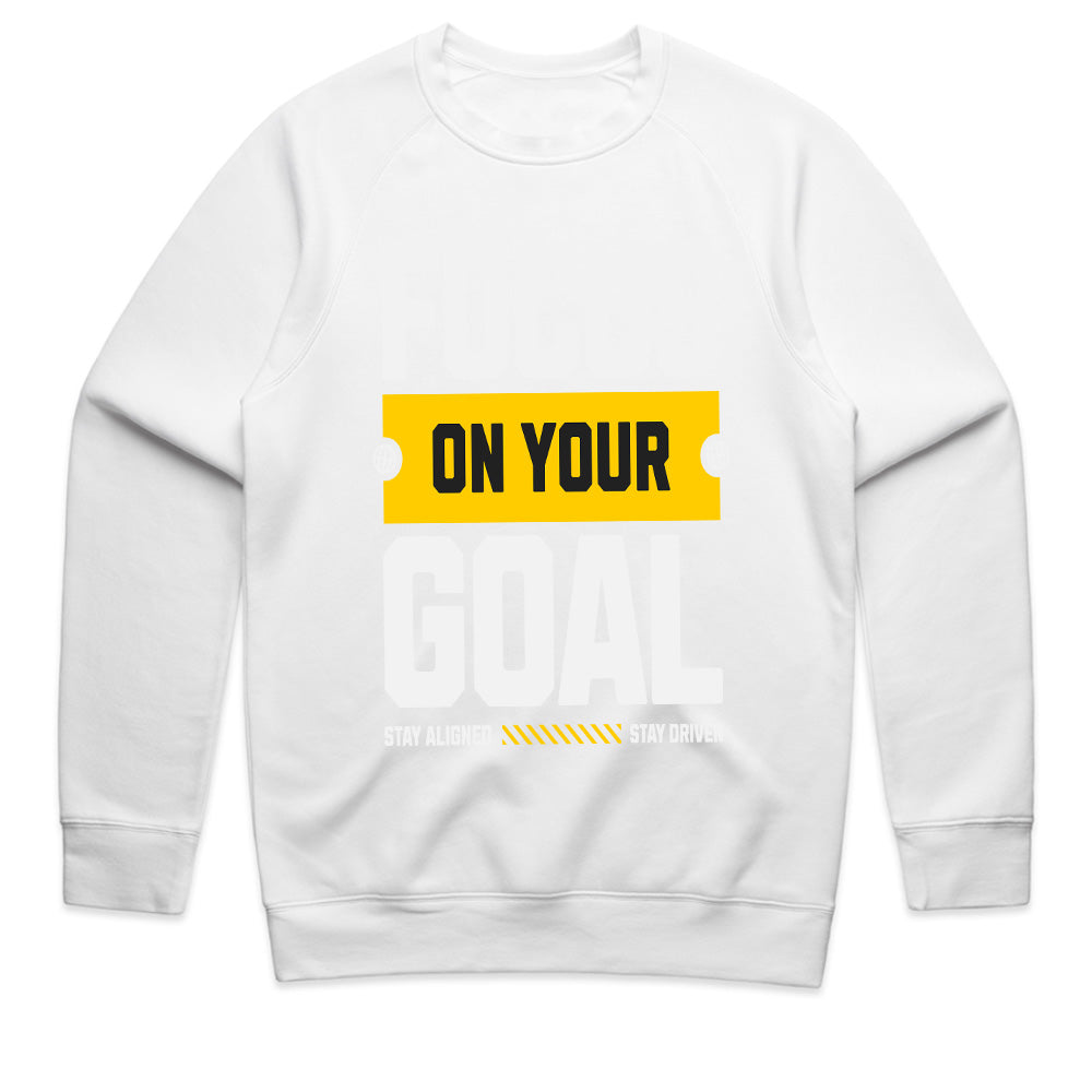 "Focus on Your Goal" Motivational Gym T-Shirt – Stay Aligned, Stay Driven