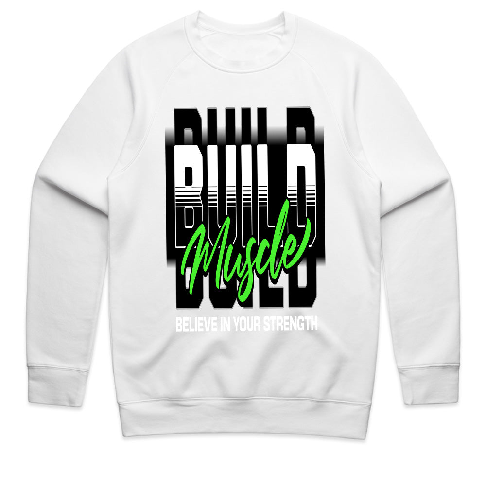 "Build Muscle" Motivational Gym T-Shirt – Believe in Your Strength