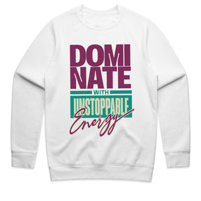 "Dominate with Unstoppable Energy" Motivational Gym T-Shirt – Power & Confidence