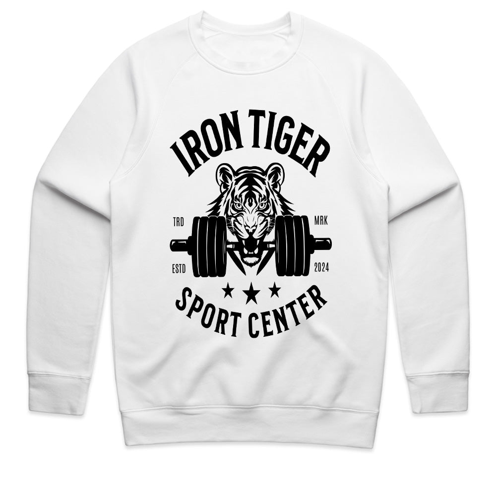 "Iron Tiger Sport Center" Gym T-Shirt – Stealth Black Power & Strength