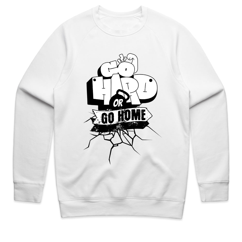 "Go Hard or Go Home" Gym Motivation T-Shirt – Bold Workout Tee