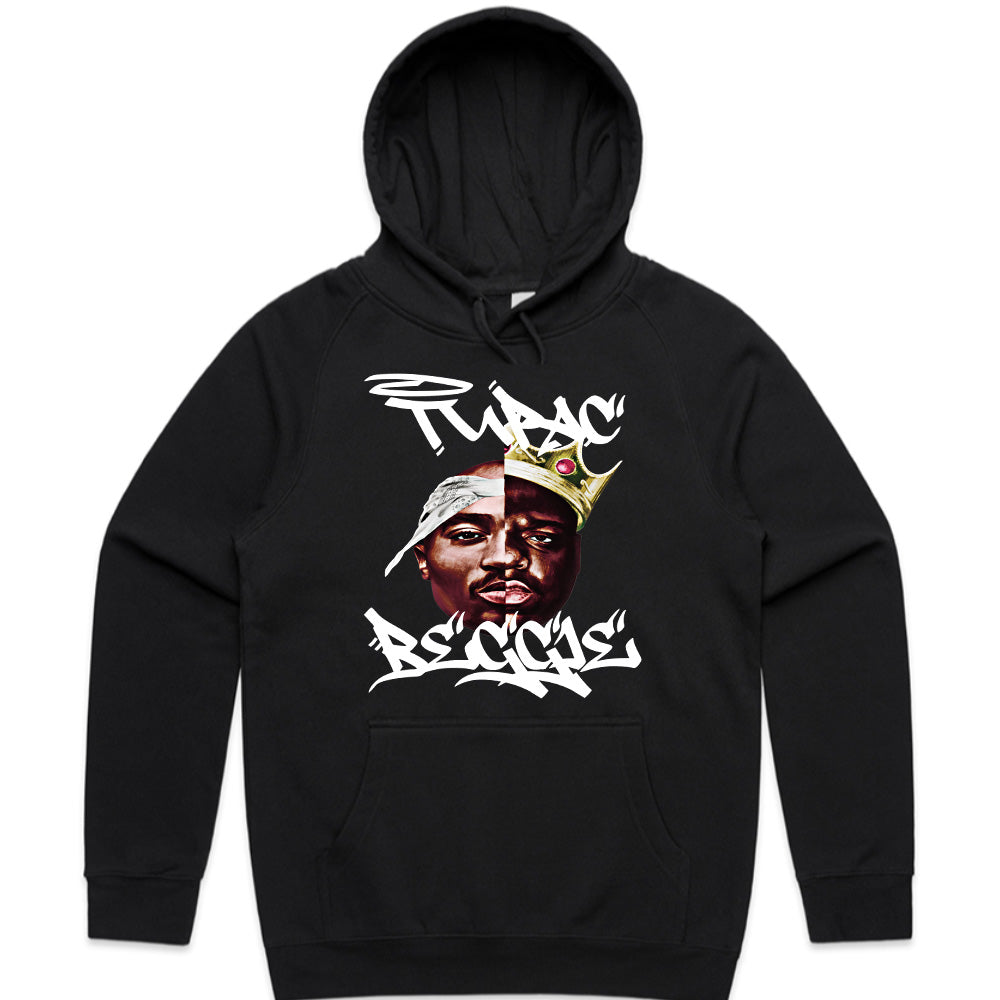 Tupac & Biggie "Legends Never Die" Tribute T-Shirt – Iconic Hip-Hop Streetwear