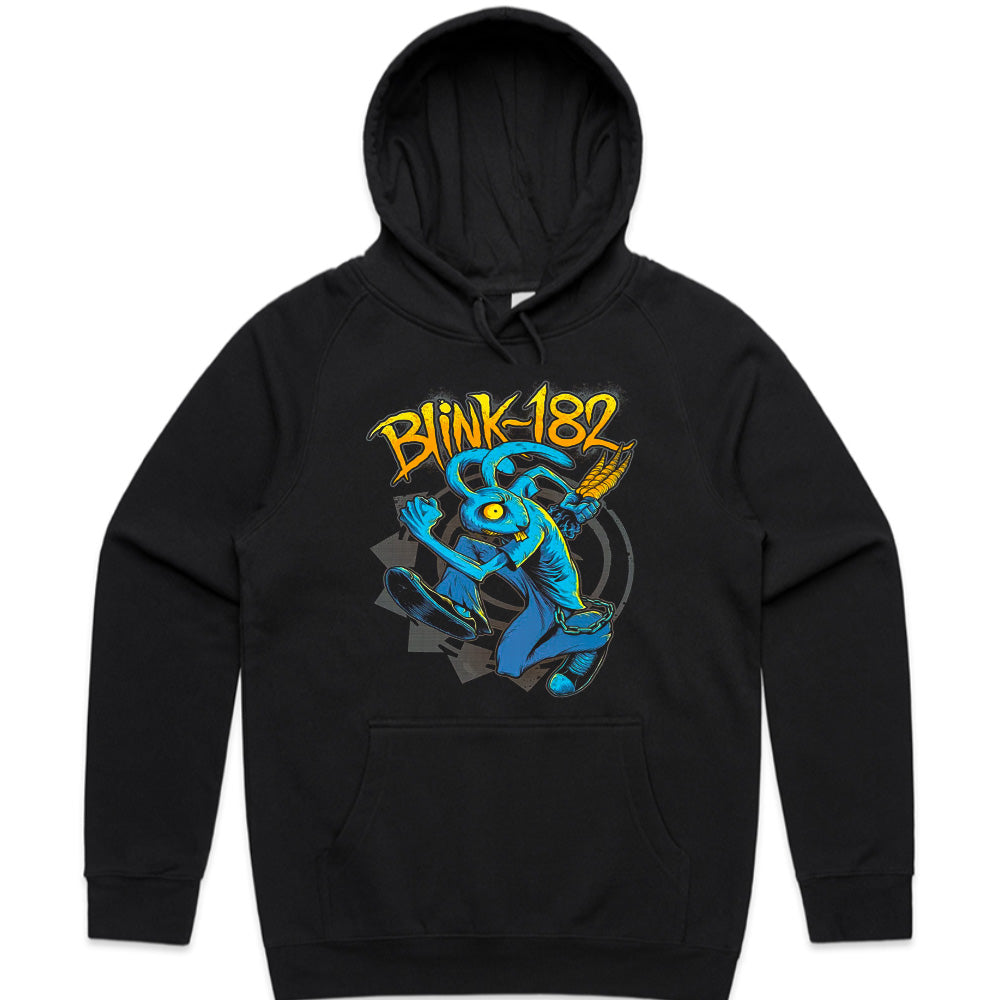 Blink-182 Crazy Blue Bunny T-Shirt – Punk Rock Cartoon Style