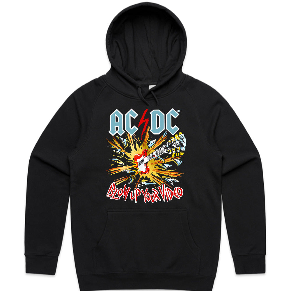 AC/DC "Blow Up Your Video" Explosive Rock Graphic T-Shirt