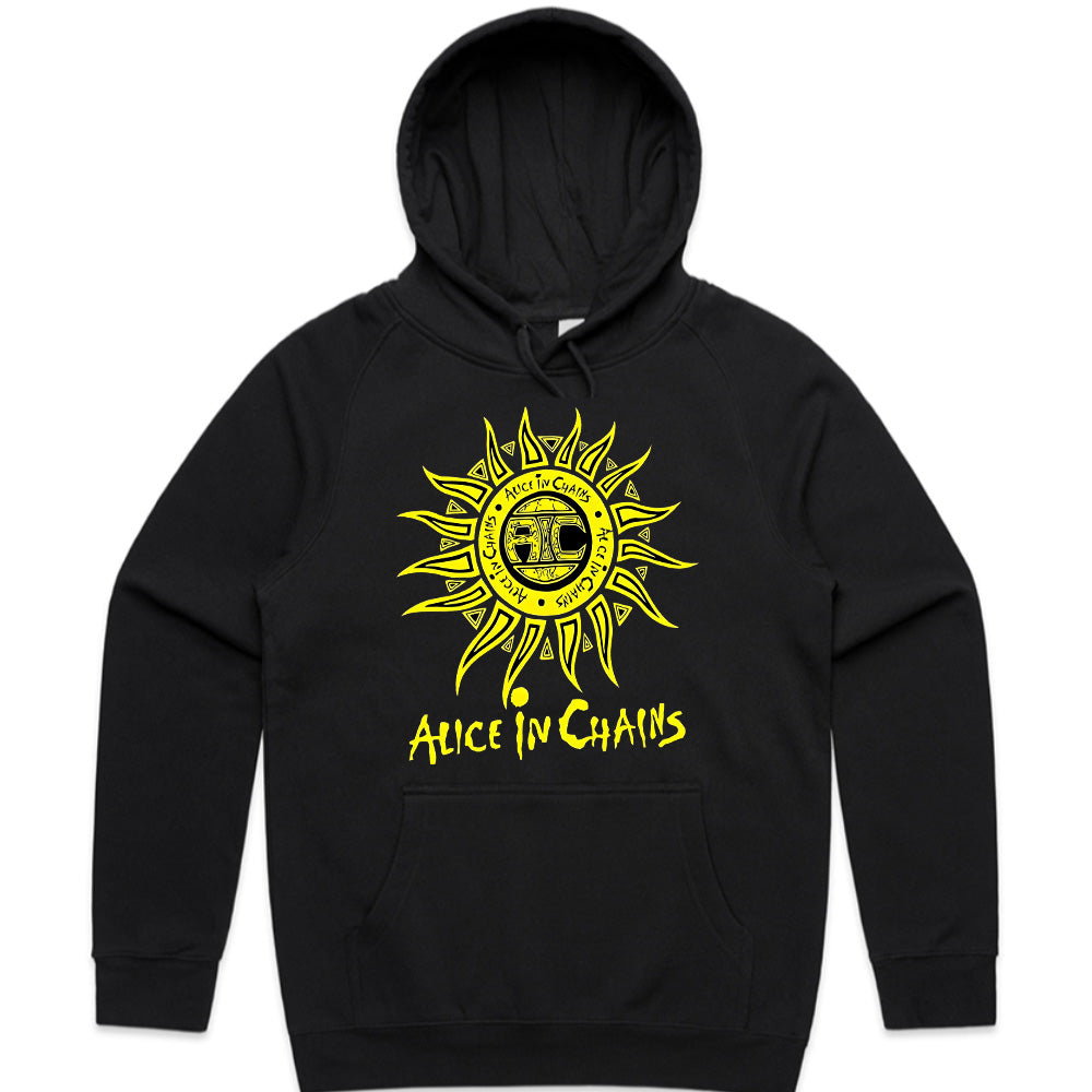 Alice in Chains Sun Logo T-Shirt – Classic Grunge Rock Band Merch