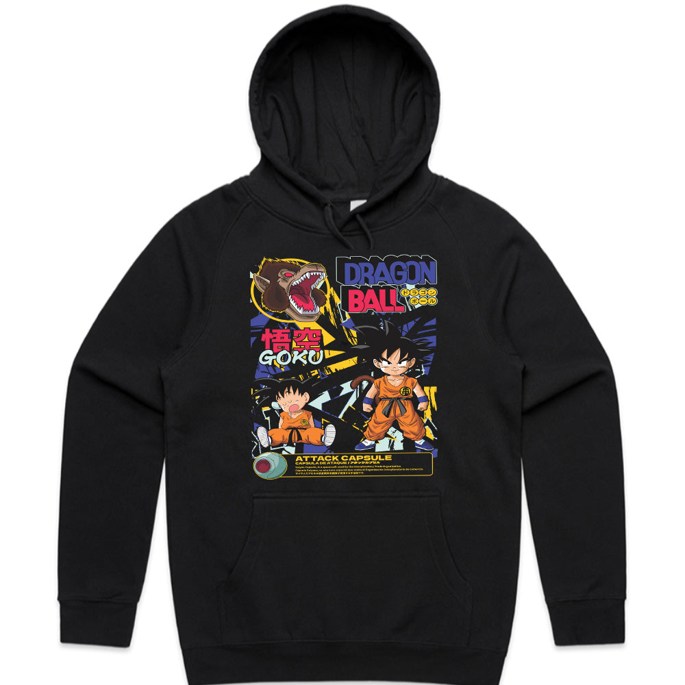 Kid Goku & Great Ape T-Shirt – Retro Dragon Ball Adventure