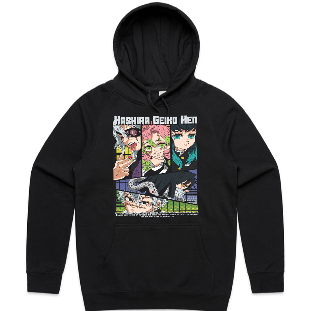 Demon Slayer: Hashira Training Arc T-Shirt – Elite Hashira Anime Graphic Tee