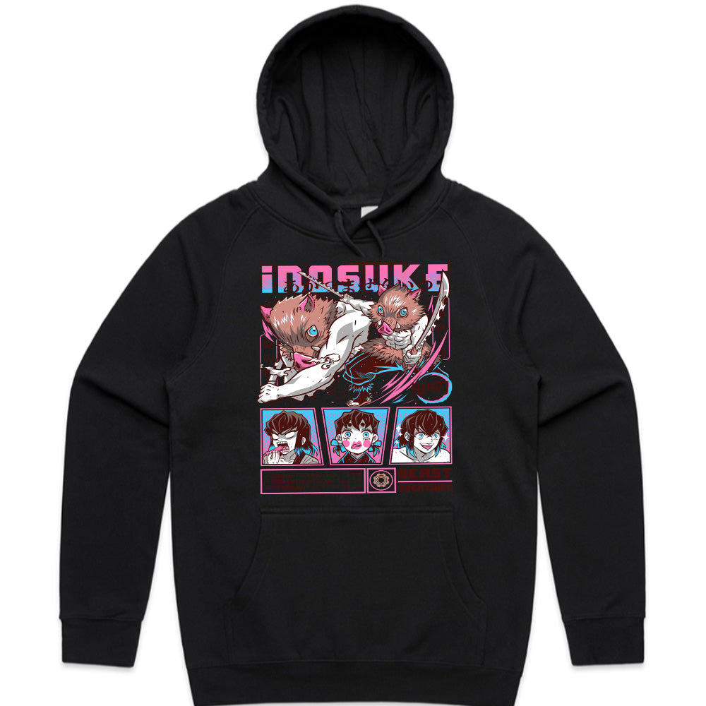 Inosuke Hashibira Beast Breathing Action T-Shirt – Demon Slayer Edition
