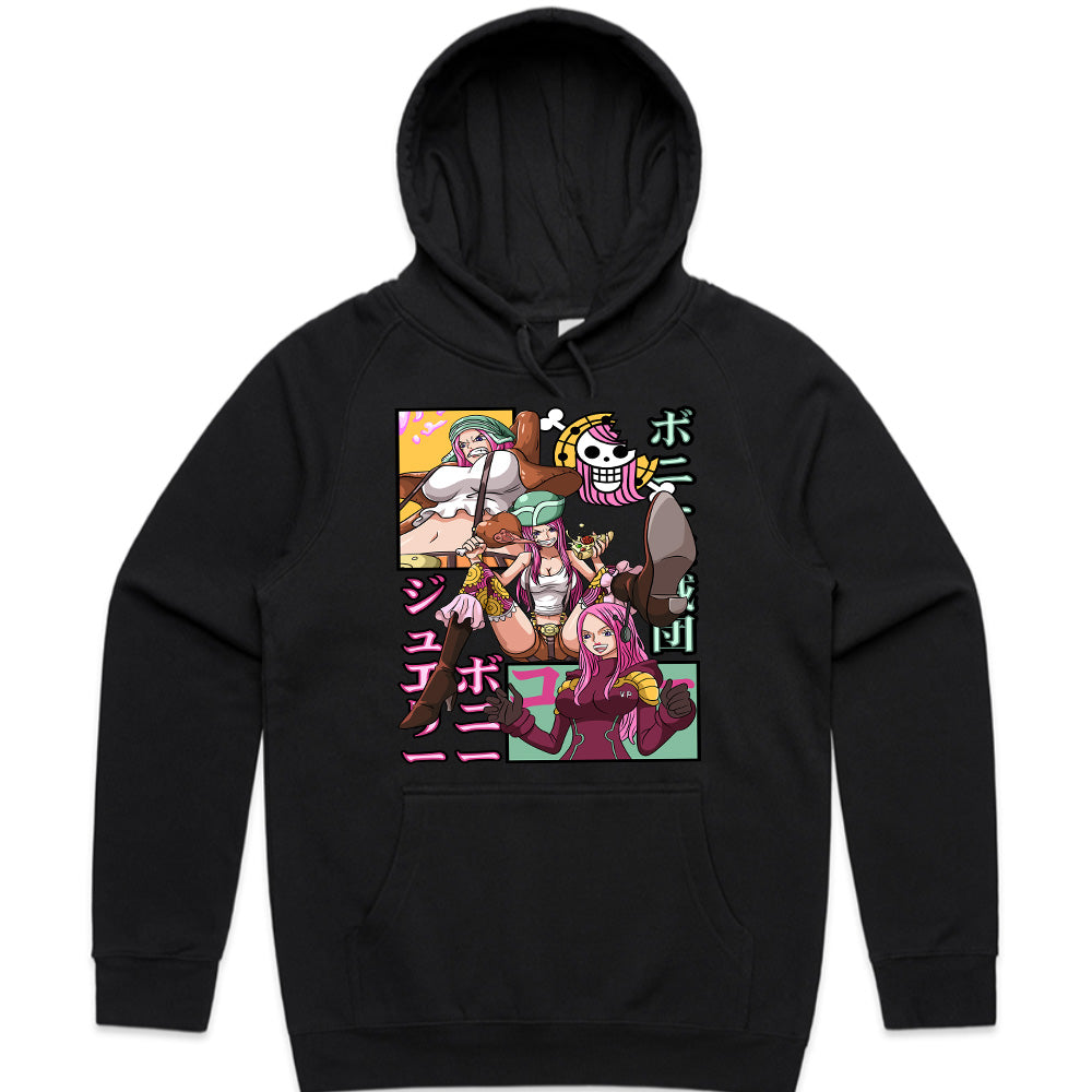 Jewelry Bonney & Crew – One Piece Pirate Queen T-Shirt