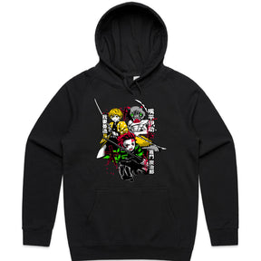 Demon Slayer Trio T-Shirt – Epic Anime Warrior Design