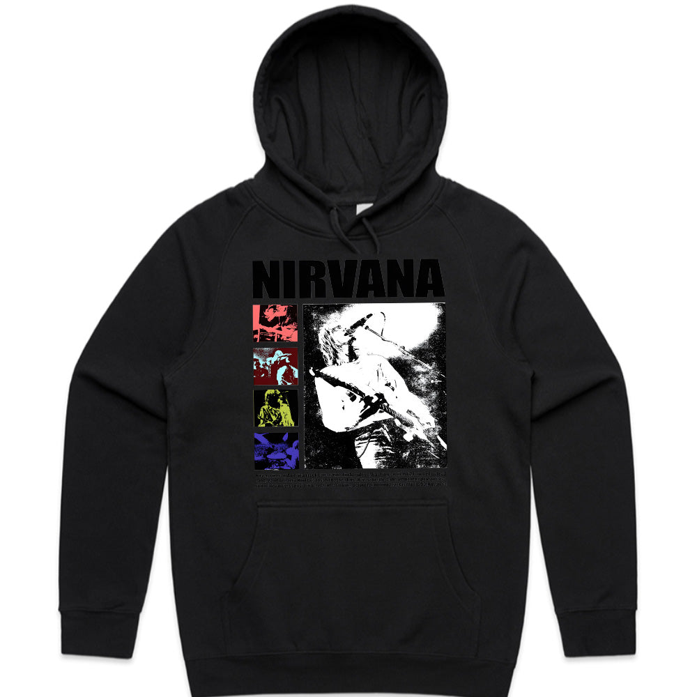 Nirvana Live Performance T-Shirt – Grunge Rock Tribute