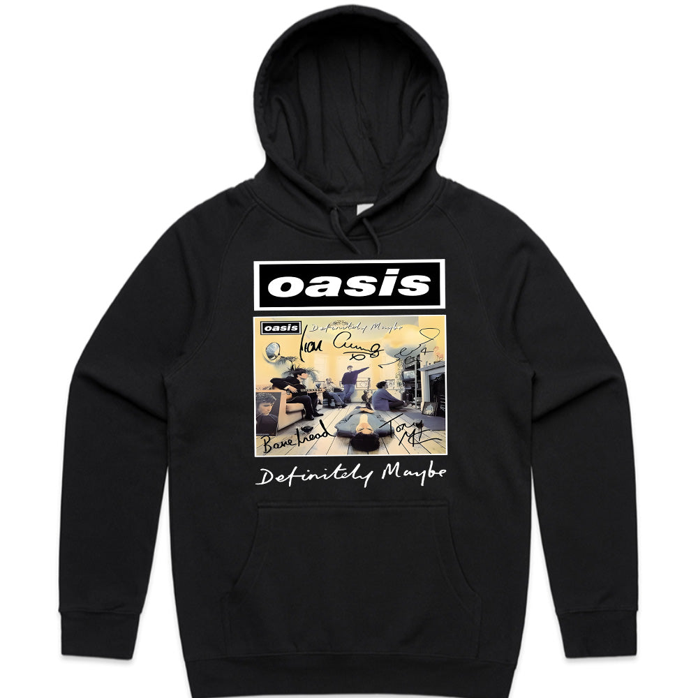Oasis "Definitely Maybe" Album Cover T-Shirt – Signed Edition Tribute