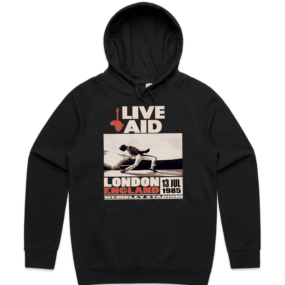 Live Aid 1985 Queen T-Shirt – Iconic Freddie Mercury Wembley Performance