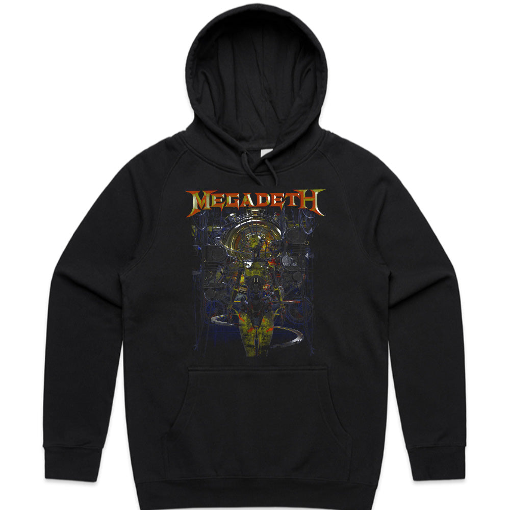 "Megadeth" – Cybernetic Vic Rattlehead Dystopia Design T-Shirt