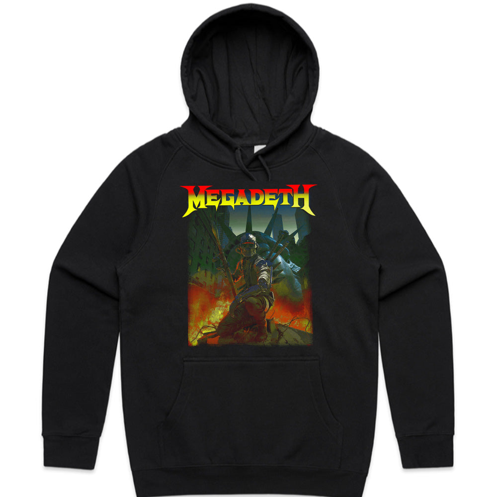 "Megadeth"Apocalyptic Warrior Vic Rattlehead Design T-Shirt