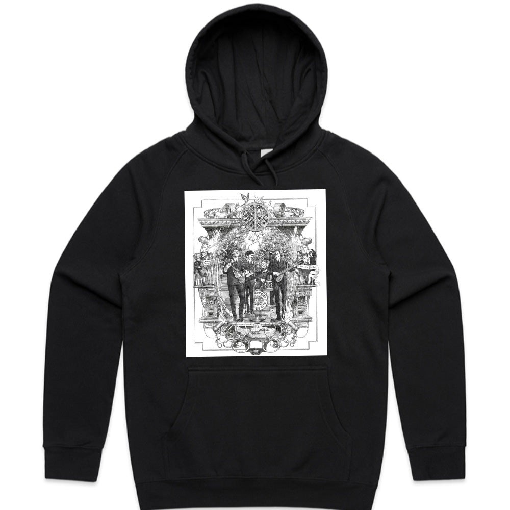 "Baroque Beatles" Vintage-Inspired Rock Art T-Shirt