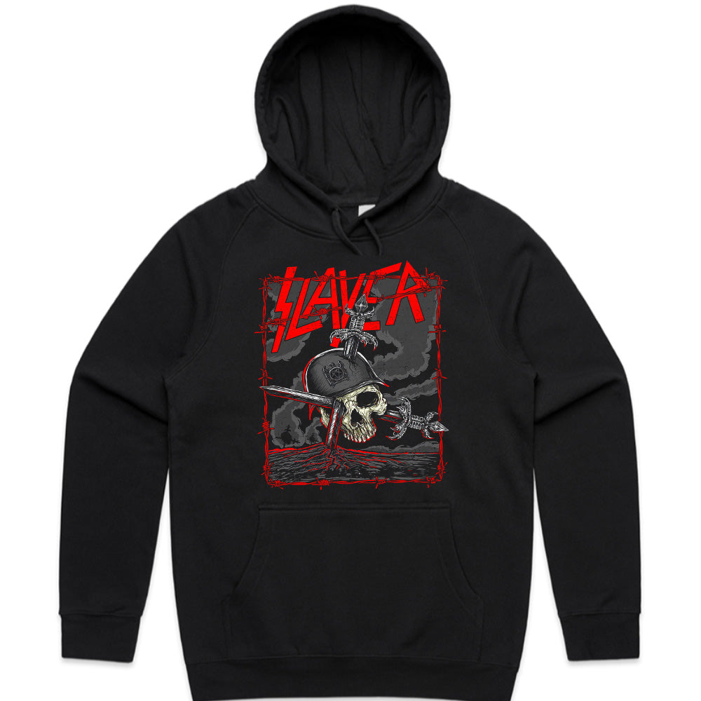 Slayer-Inspired "Warfare Skull" Brutal Metal T-Shirt