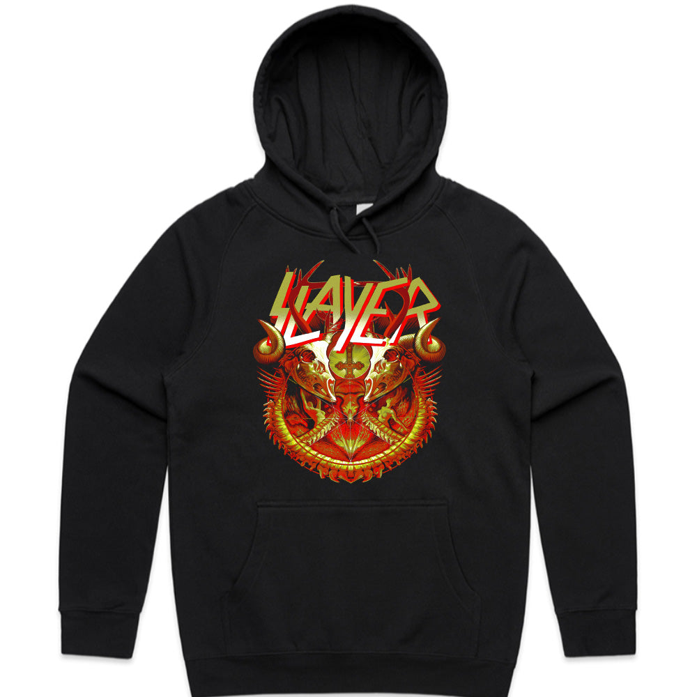 Slayer-Inspired "Hellborn Crest" Demonic Graphic T-Shirt