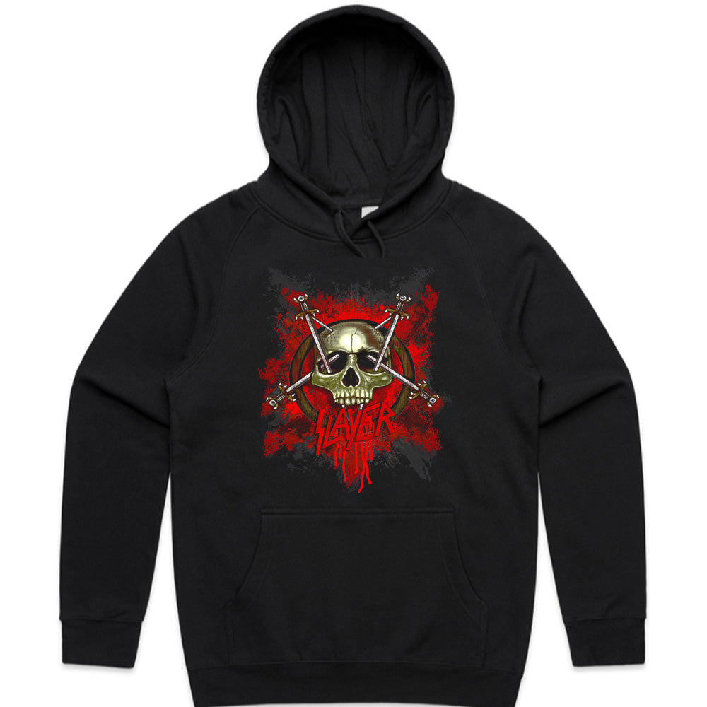 Slayer "Swords & Skull" Thrash Metal T-Shirt