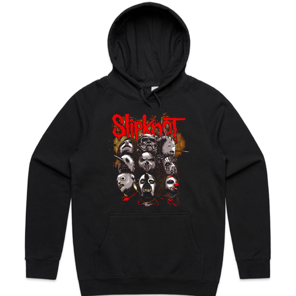 Slipknot "The Nine Masks" Heavy Metal Horror-Inspired T-Shirt