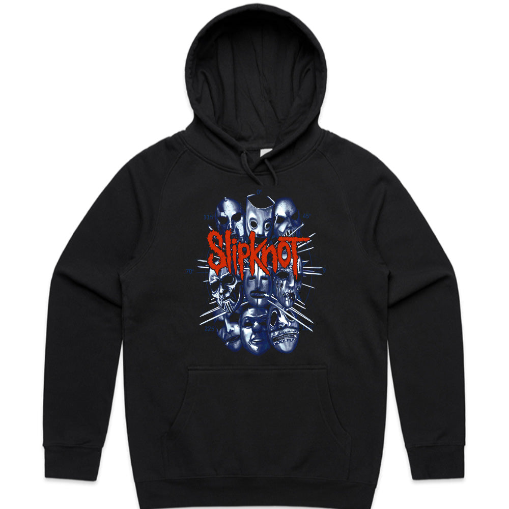 Slipknot "Mask Evolution" Heavy Metal Horror-Inspired T-Shirt