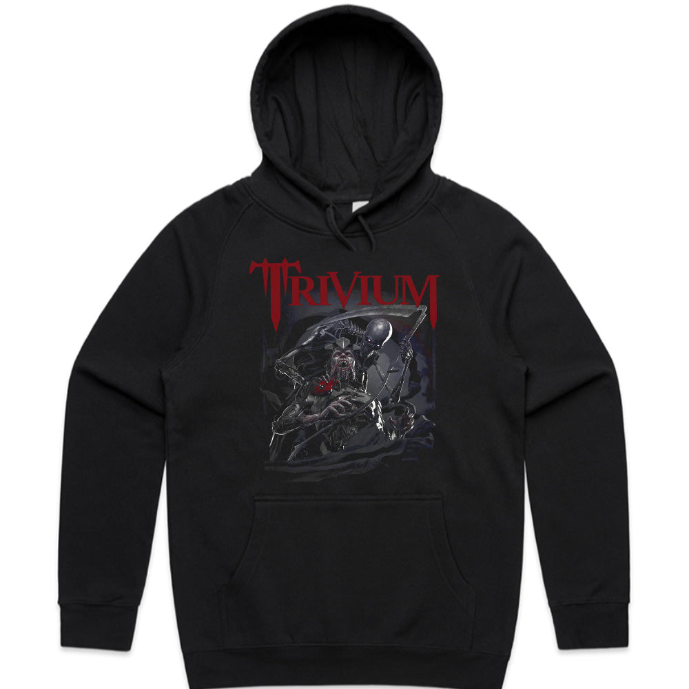 Trivium Reaper’s Wrath Metal T-Shirt – Dark and Brutal Death Metal Aesthetic