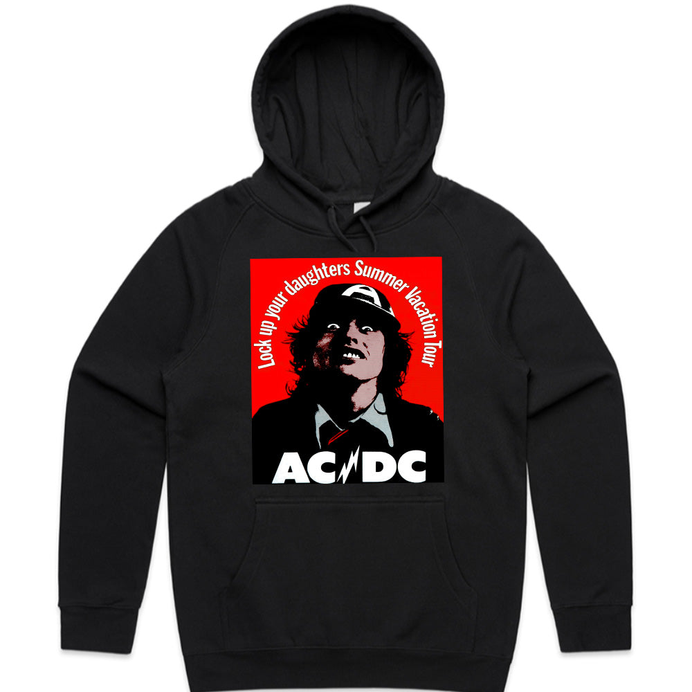AC/DC "Lock Up Your Daughters" Summer Vacation Tour T-Shirt – Vintage Rock Tribute