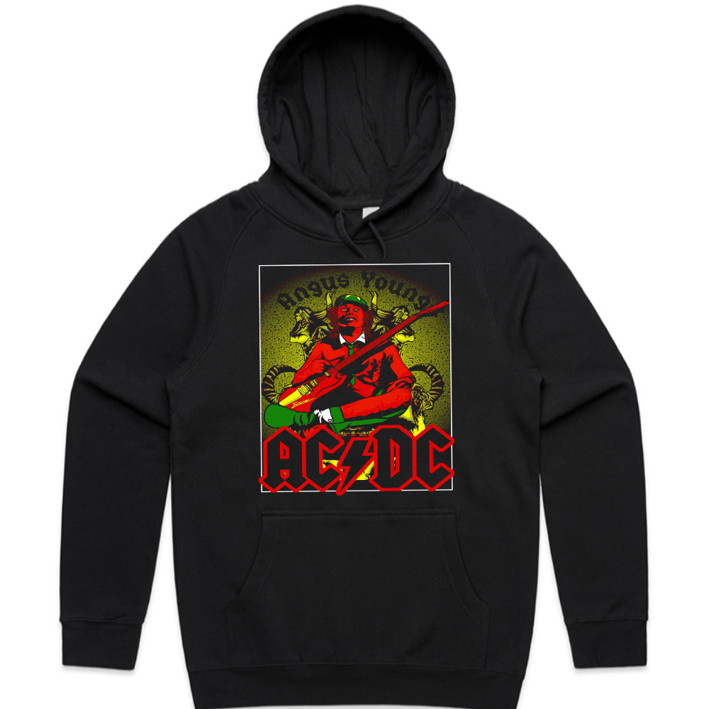 AC/DC Angus Young Vintage Art T-Shirt – Classic Rock Guitar Legend