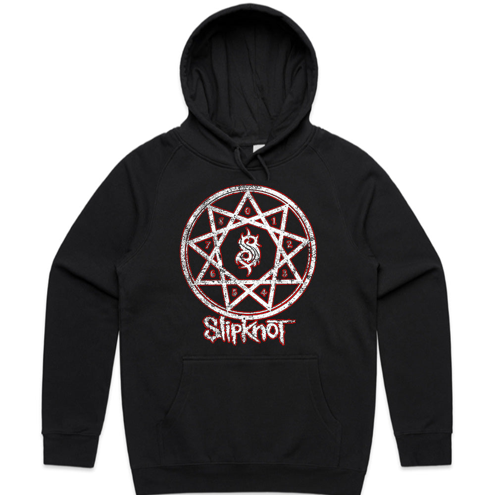 Slipknot Distressed Pentagram Graphic T-Shirt