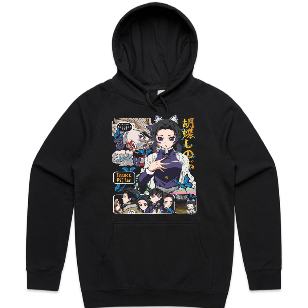 Shinobu Kocho Insect Pillar T-Shirt – Demon Slayer Manga Panel Design