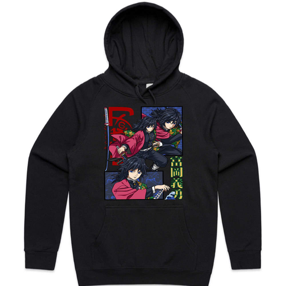 Demon Slayer Giyu Tomioka T-Shirt – Water Hashira Battle Stance