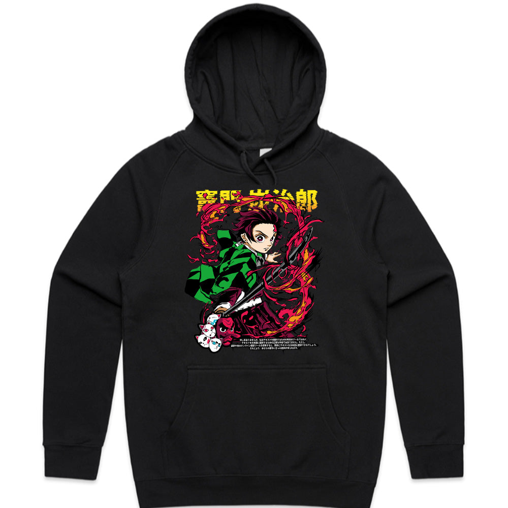 Tanjiro Kamado "Flame Breathing" T-Shirt – Demon Slayer Anime Battle Tee