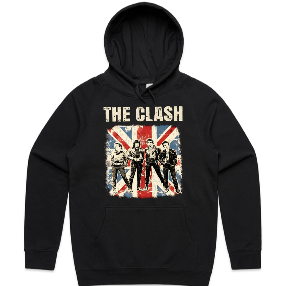 The Clash Vintage Union Jack Punk Rock T-Shirt