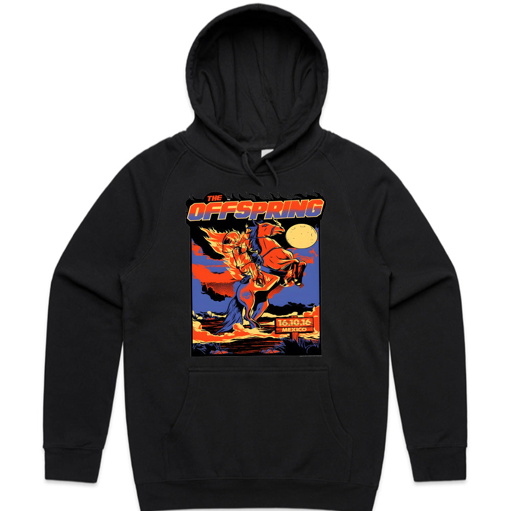 The Offspring "Flaming Rider" Mexico 2016 Concert Tour T-Shirt