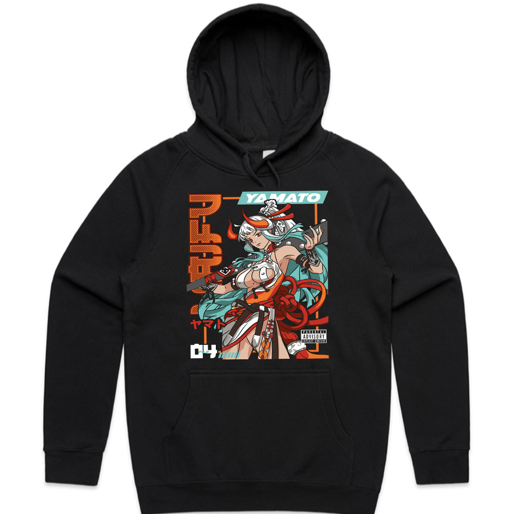 Yamato One Piece Waifu T-Shirt – Bold Samurai Warrior Anime Design