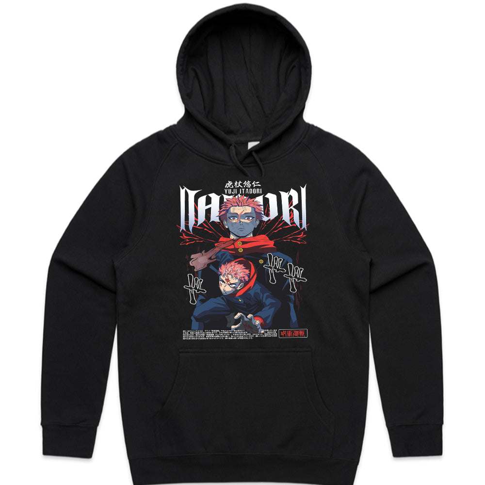 Yuji Itadori & Sukuna Cursed Energy T-Shirt – Jujutsu Kaisen Anime Power
