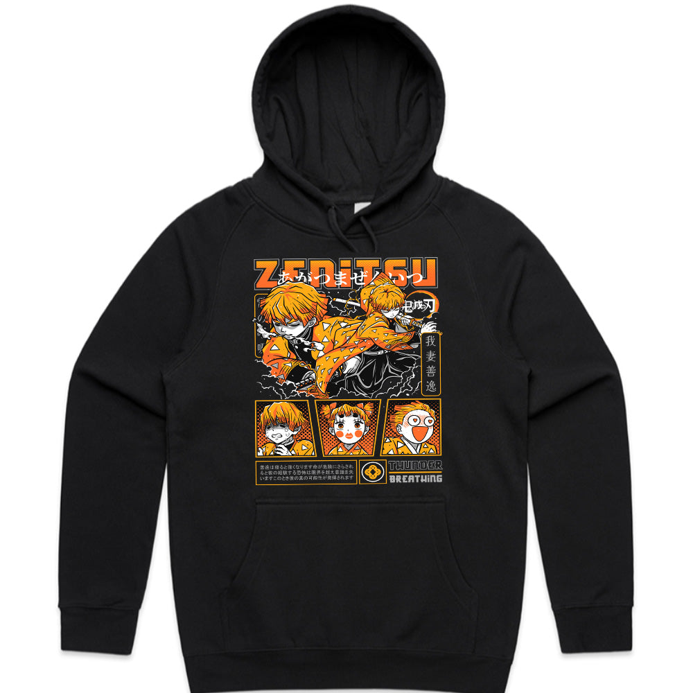 Zenitsu Agatsuma Thunder Breathing T-Shirt – Electrifying Anime Manga Design