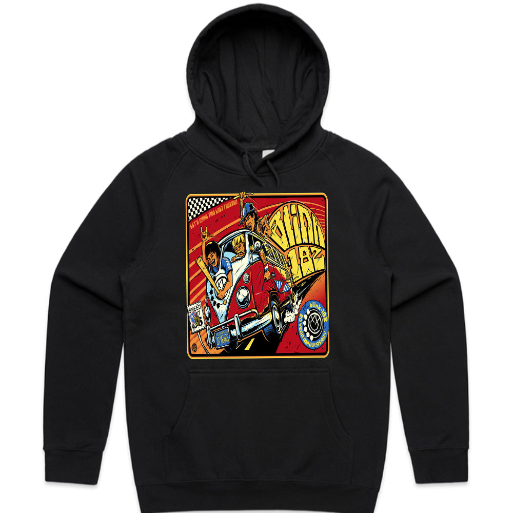 Blink-182 Road Trip T-Shirt – Retro Punk Rock Tour Tee