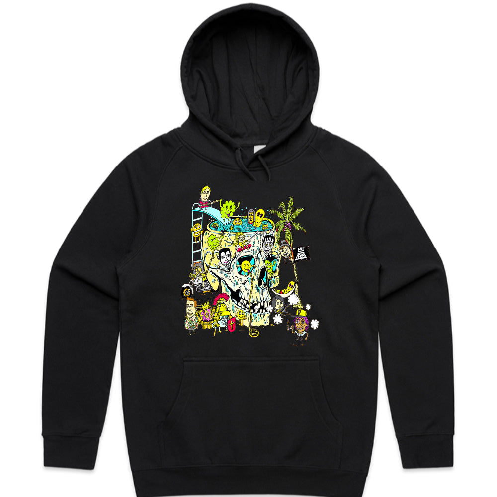 Fall Out Boy "So Much (For) Stardust" Doodle Skull Graphic T-Shirt