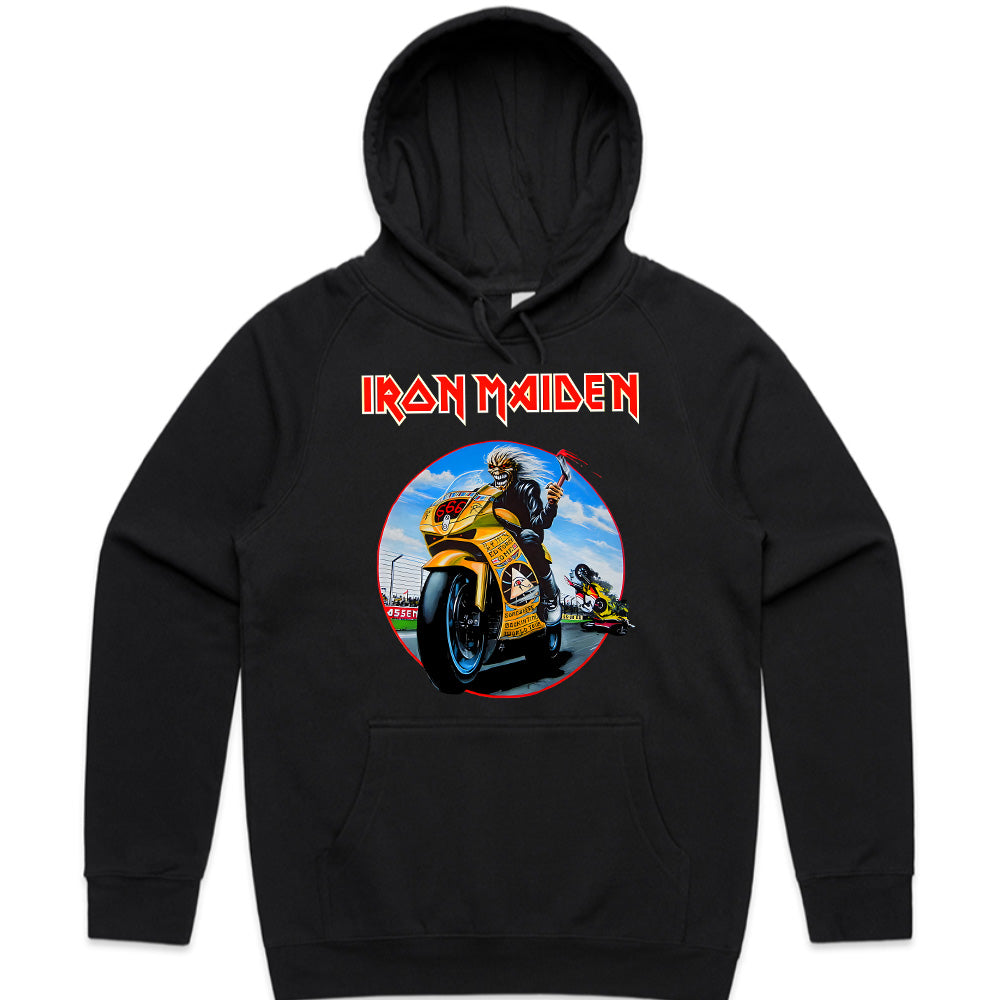 Iron Maiden Eddie Moto Racer T-Shirt – Heavy Metal Speed Demon Tee
