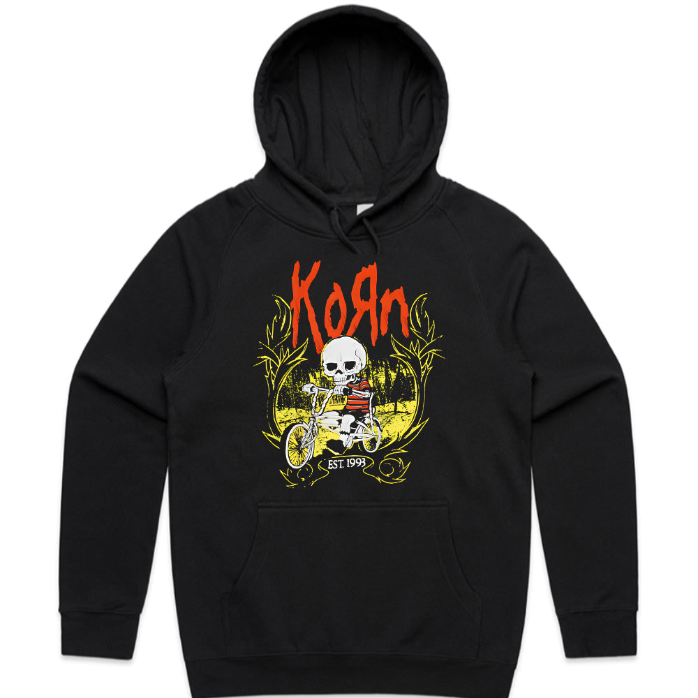 Korn Skull Kid Bicycle T-Shirt – Vintage Nu-Metal Rock Apparel