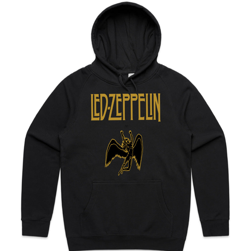 Classic Led Zeppelin T-Shirt – Iconic Band Logo & Angelic Figure